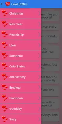 Love Status android App screenshot 6